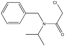 N-benzyl-2-chloro-N-(propan-2-yl)acetamide Struktur