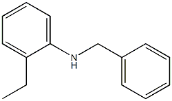 N-benzyl-2-ethylaniline Struktur