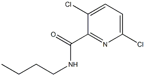 N-butyl-3,6-dichloropyridine-2-carboxamide Struktur