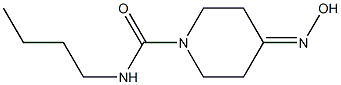 N-butyl-4-(hydroxyimino)piperidine-1-carboxamide Struktur