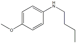 N-butyl-4-methoxyaniline Struktur