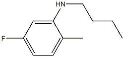 N-butyl-5-fluoro-2-methylaniline Struktur