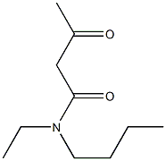 N-butyl-N-ethyl-3-oxobutanamide Struktur