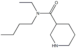 N-butyl-N-ethylpiperidine-3-carboxamide Struktur