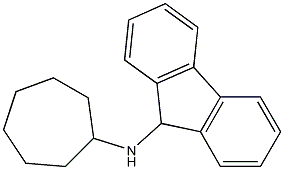 N-cycloheptyl-9H-fluoren-9-amine Struktur