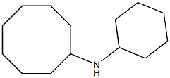 N-cyclohexylcyclooctanamine Struktur