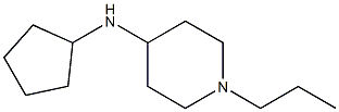 N-cyclopentyl-1-propylpiperidin-4-amine Struktur