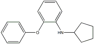 N-cyclopentyl-2-phenoxyaniline Struktur