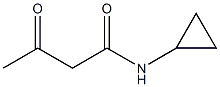 N-cyclopropyl-3-oxobutanamide Struktur