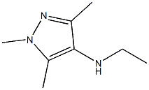 N-ethyl-1,3,5-trimethyl-1H-pyrazol-4-amine Struktur