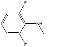 N-ethyl-2,6-difluoroaniline Struktur