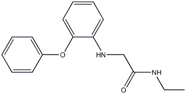 N-ethyl-2-[(2-phenoxyphenyl)amino]acetamide Struktur