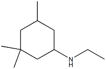 N-ethyl-3,3,5-trimethylcyclohexan-1-amine Struktur