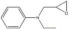 N-ethyl-N-(oxiran-2-ylmethyl)-N-phenylamine Struktur