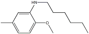 N-hexyl-2-methoxy-5-methylaniline Struktur