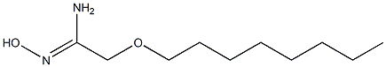 N'-hydroxy-2-(octyloxy)ethanimidamide Struktur