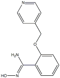 N'-hydroxy-2-(pyridin-4-ylmethoxy)benzenecarboximidamide Struktur