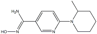 N'-hydroxy-6-(2-methylpiperidin-1-yl)pyridine-3-carboximidamide Struktur