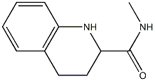 N-methyl-1,2,3,4-tetrahydroquinoline-2-carboxamide Struktur