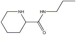 N-propylpiperidine-2-carboxamide Struktur