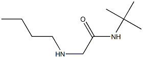 N-tert-butyl-2-(butylamino)acetamide Struktur