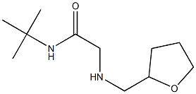 N-tert-butyl-2-[(oxolan-2-ylmethyl)amino]acetamide Struktur