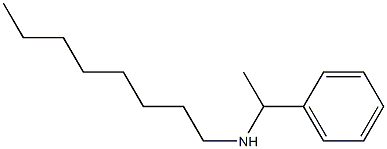 octyl(1-phenylethyl)amine Struktur