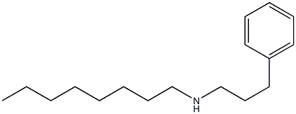 octyl(3-phenylpropyl)amine Struktur