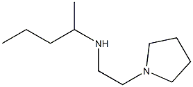 pentan-2-yl[2-(pyrrolidin-1-yl)ethyl]amine Struktur