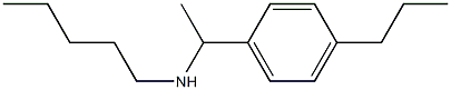 pentyl[1-(4-propylphenyl)ethyl]amine Struktur