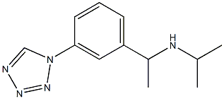 propan-2-yl({1-[3-(1H-1,2,3,4-tetrazol-1-yl)phenyl]ethyl})amine Struktur