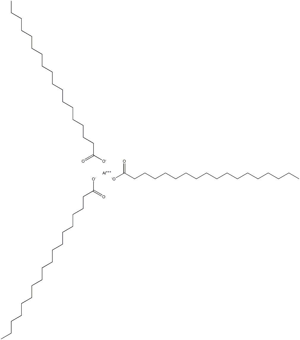 Aluminum octadecanote Struktur