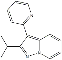 Pyrazolo[1,5-a]pyridine,  2-(1-methylethyl)-3-(2-pyridinyl)- Struktur