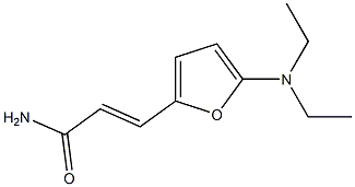 2-Propenamide,  3-[5-(diethylamino)-2-furanyl]- Struktur