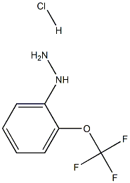 2-TRIFLUOROMETHOXYPHENYLHYDRAZINE HCL Struktur