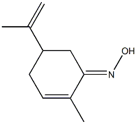 5-Isopropenyl-2-methyl-cyclohex-2-enone oxime Struktur