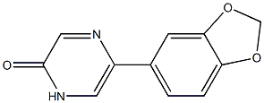 5-Benzo[1,3]dioxol-5-yl-1H-pyrazin-2-one Struktur