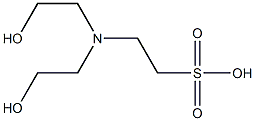 N,N-BIS(2-HYDROXYETHYL)-2-AMINOETHANE SULPHONIC ACID extrapure Struktur