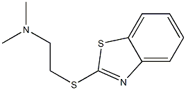 2-(1,3-benzothiazol-2-ylsulfanyl)-N,N-dimethylethanamine Struktur