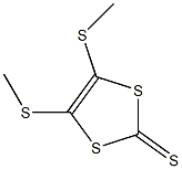 4,5-bis(methylsulfanyl)-1,3-dithiole-2-thione Struktur