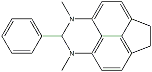 1,3-dimethyl-2-phenyl-2,3,6,7-tetrahydro-1H-cyclopenta[gh]perimidine Struktur