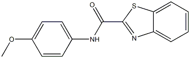 N-(4-methoxyphenyl)-1,3-benzothiazole-2-carboxamide Struktur