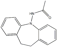 N-(10,11-dihydro-5H-dibenzo[b,f]azepin-5-yl)acetamide Struktur