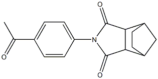 4-(4-acetylphenyl)-4-azatricyclo[5.2.1.0~2,6~]decane-3,5-dione Struktur