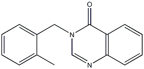 3-(2-methylbenzyl)-4(3H)-quinazolinone Struktur