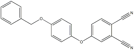 4-[4-(benzyloxy)phenoxy]phthalonitrile Struktur