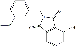 4-amino-2-(3-methoxybenzyl)-1H-isoindole-1,3(2H)-dione Struktur