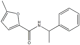 5-methyl-N-(1-phenylethyl)-2-furamide Struktur