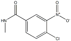 4-chloro-3-nitro-N-methylbenzamide Struktur