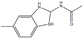 N-(5-methyl-3H-1lambda~4~,3-benzothiazol-2-yl)acetamide Struktur